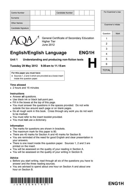 Why Use AQA English Language Past Papers