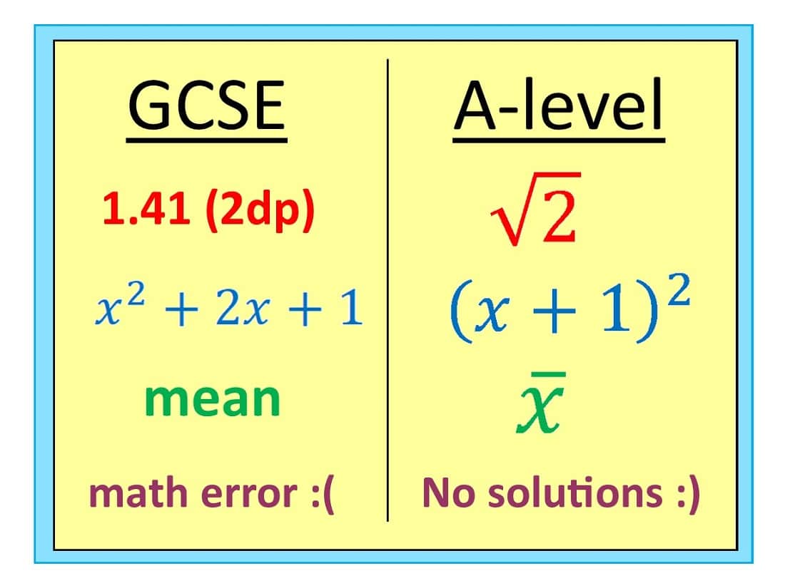 O levels vs A level maths - Students Room
